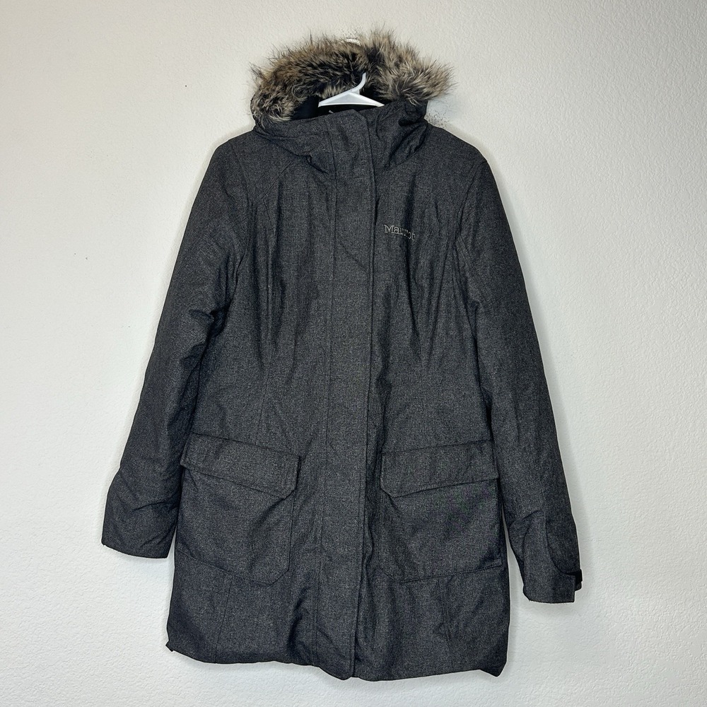 Marmot Georgina Featherless Insulated Jacket Women's Size L Charcoal Black Gray